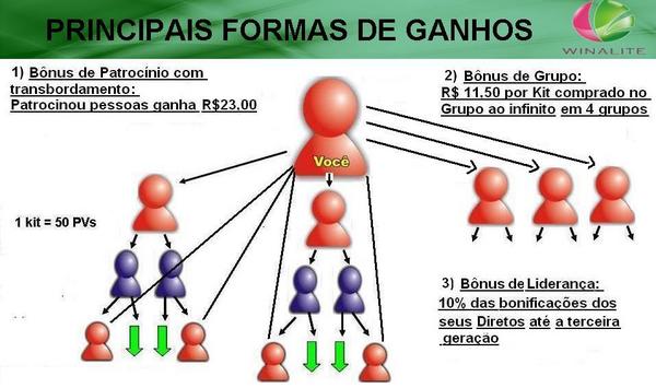 FORMAS DE GANHO